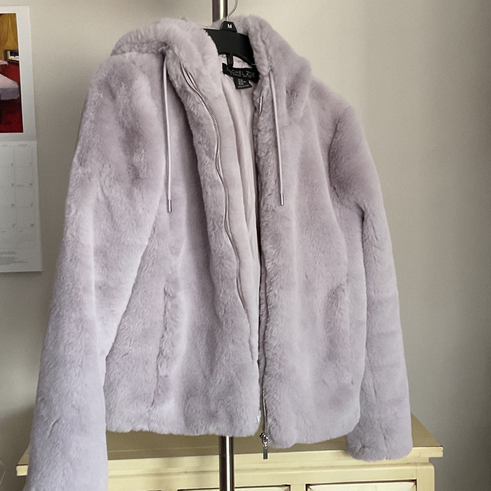 Rachel Zoe Lavender Teddy Jacket